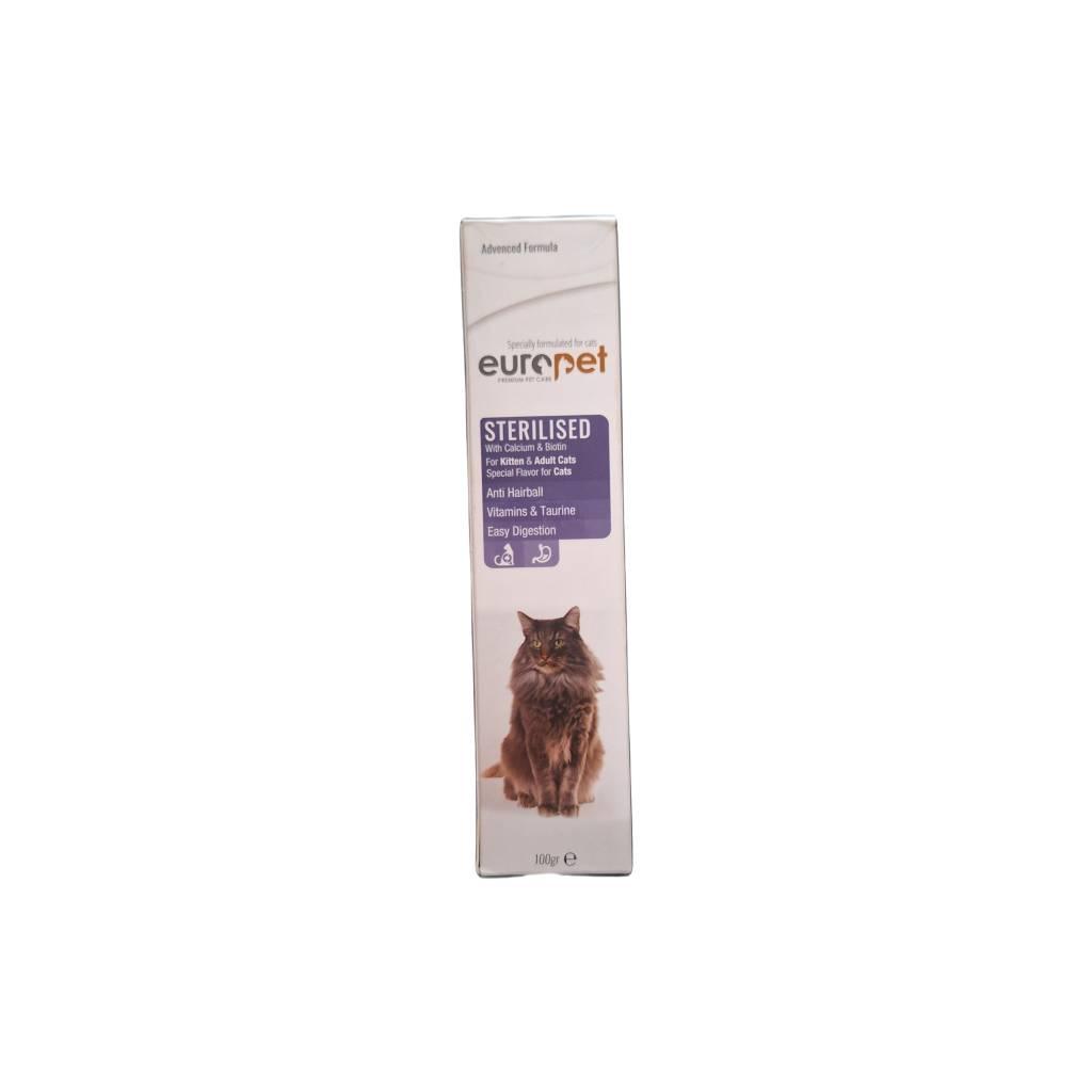 خمیر مالت مخصوص گربه های عقیم شده برند یوروپت (Europet)