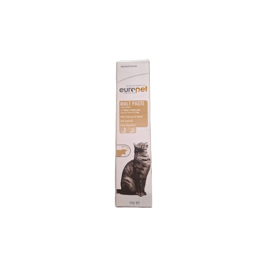 خمیر مالت گربه طعم گوشت برند یوروپت (Europet)